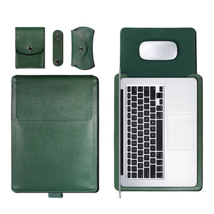 Leather Sleeve Set With Support Frame for MacBook 13-inch - Laptop Bags Australia