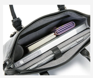 PISTACHIO LEATHER TOTE LAPTOP BAG FOR WOMEN 13-INCH - Laptop Bags Australia