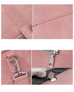 Leather Classic Laptop Bag for Women 14-inch - Laptop Bags Australia