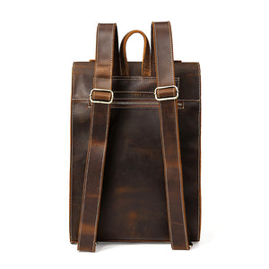 The Leather Case Laptop Backpack - Laptop Bags Australia