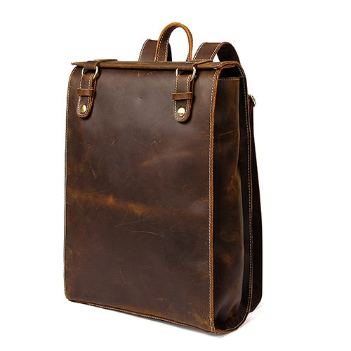 The Leather Case Laptop Backpack - Laptop Bags Australia