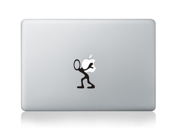 Delivery Stick Man Sticker for Apple MacBook - Laptop Bags Australia