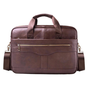 The Explorer Leather Laptop Briefcase - Laptop Bags Australia